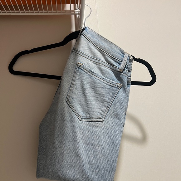 FRAME WOMENS LE SKINNY LE JEANNE JEANS LIGHT BLUE LOW RISE SIZE 25 - Picture 3 of 6